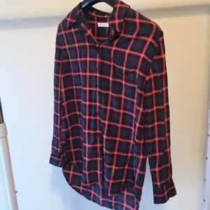 Equipment Femme Silk Plaid Shirt